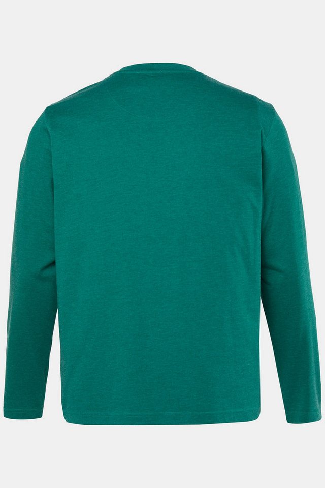Men Plus T-Shirt Langarmshirt Basic Rundhals Bestseller – Bild 3 von 3