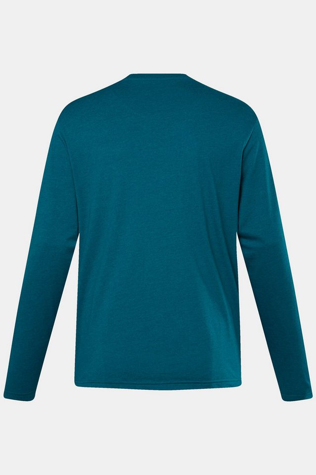 Men Plus T-Shirt Langarmshirt Basic Rundhals Bestseller – Bild 3 von 3