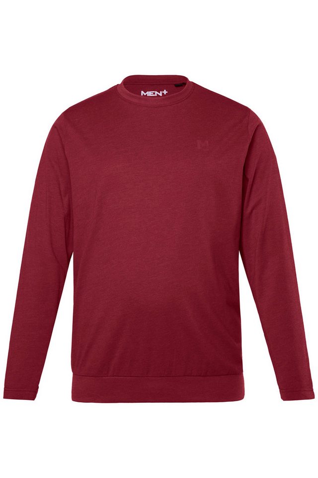 Men Plus T-Shirt Langarmshirt Bauchfit Spezialschnitt Basic Bestseller – Bild 2 von 3
