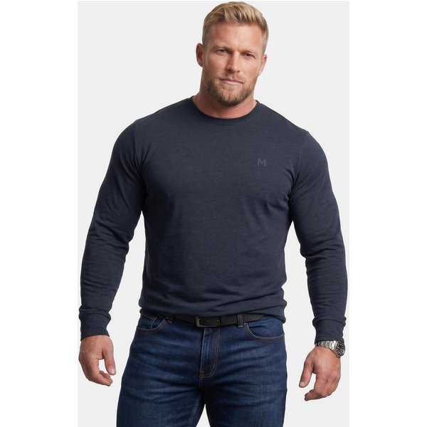 Men Plus T-Shirt Langarmshirt Bauchfit Spezialschnitt Basic Bestseller
