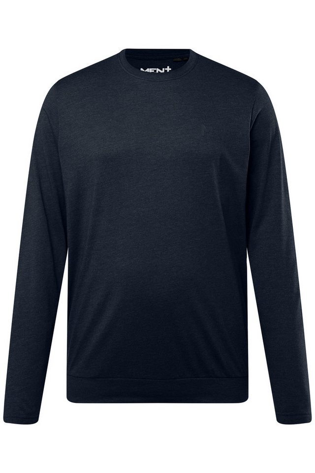 Men Plus T-Shirt Langarmshirt Bauchfit Spezialschnitt Basic Bestseller – Bild 2 von 4