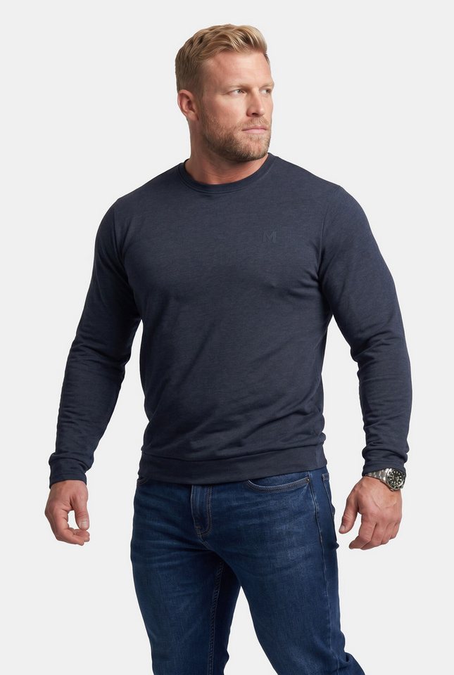 Men Plus T-Shirt Langarmshirt Bauchfit Spezialschnitt Basic Bestseller – Bild 3 von 4