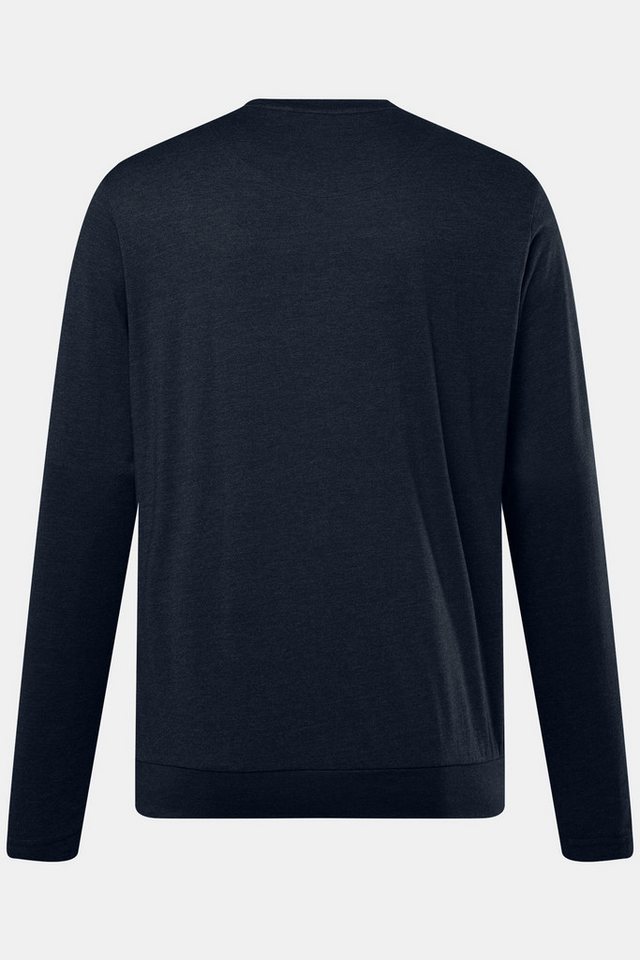 Men Plus T-Shirt Langarmshirt Bauchfit Spezialschnitt Basic Bestseller – Bild 4 von 4