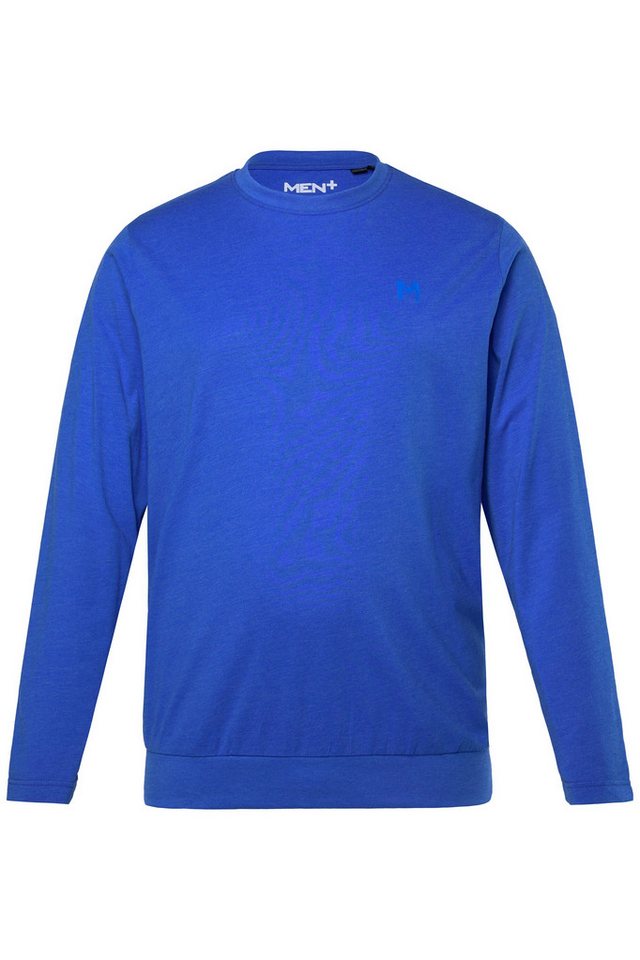 Men Plus T-Shirt Langarmshirt Bauchfit Spezialschnitt Basic Bestseller – Bild 2 von 3