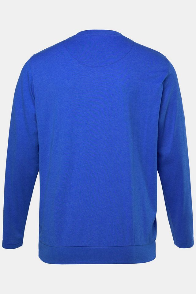 Men Plus T-Shirt Langarmshirt Bauchfit Spezialschnitt Basic Bestseller – Bild 3 von 3