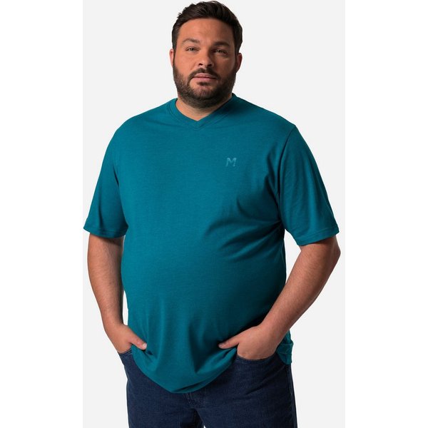Men Plus T-Shirt T-Shirt Basic Halbarm V-Ausschnitt Bestseller