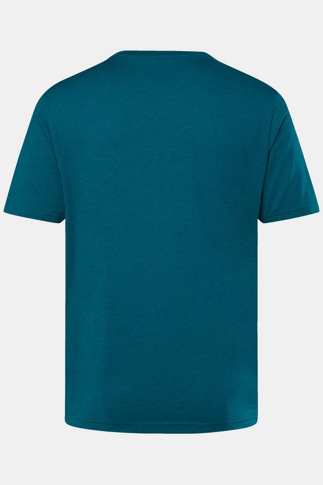 Men Plus T-Shirt T-Shirt Basic Halbarm V-Ausschnitt Bestseller – Bild 3 von 3