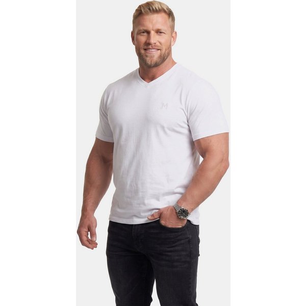 Men Plus T-Shirt T-Shirt Basic Halbarm V-Ausschnitt Bestseller