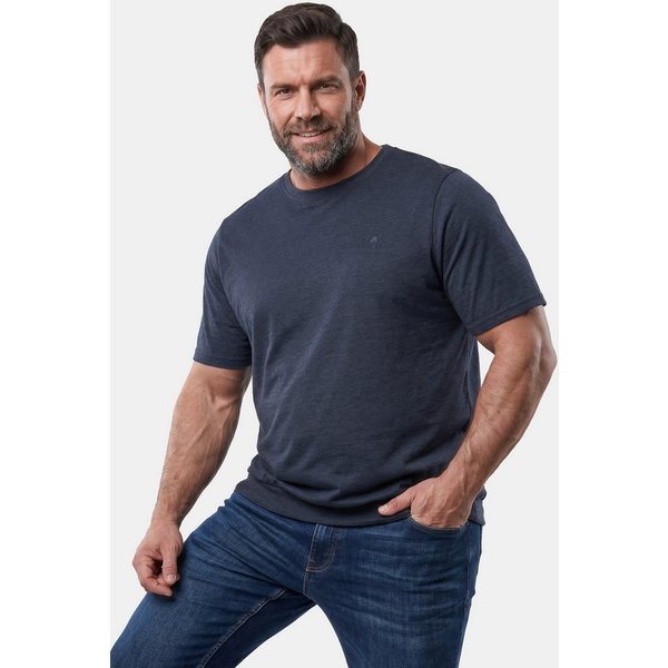 Men Plus T-Shirt T-Shirts 2er-Pack Bauchfit Basic Halbarm Bestseller