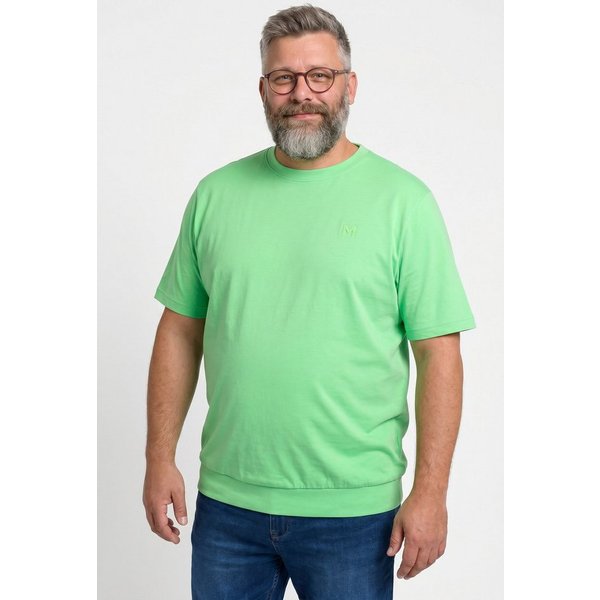 Men Plus T-Shirt T-Shirts 2er-Pack Bauchfit Basic Halbarm Bestseller