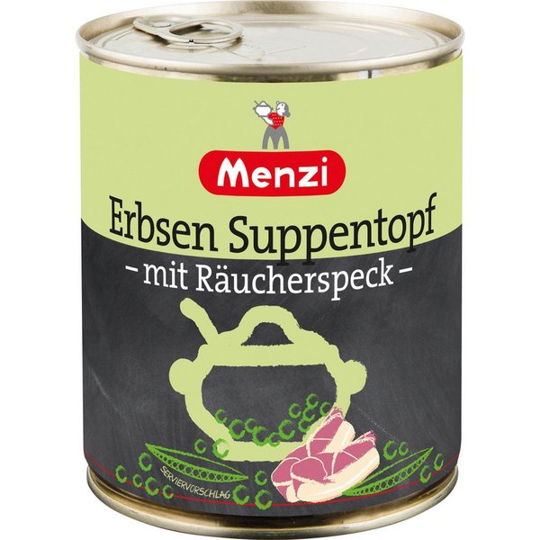Menzi Fertiggericht, Tafelfertiger Eintopf Erbsen