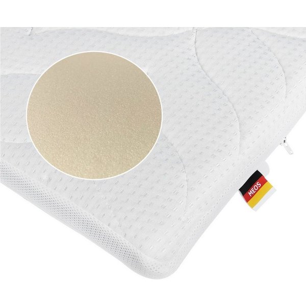 Meos, Topper Visco Topper für Matratzen, Boxspringbetten & Schlafsofas, 6 cm hoch, Viscoschaum, Viscoschaum, Made in Germany, Druckentlastend, Memory Effekt