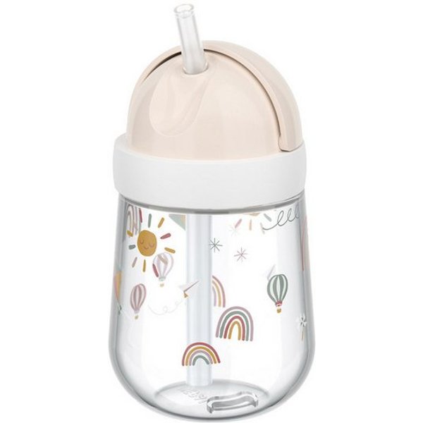 Mepal Kinderbecher Mio Strohhalmbecher 300 ml, 1-tlg., Polypropylen, Silikon, Tritan