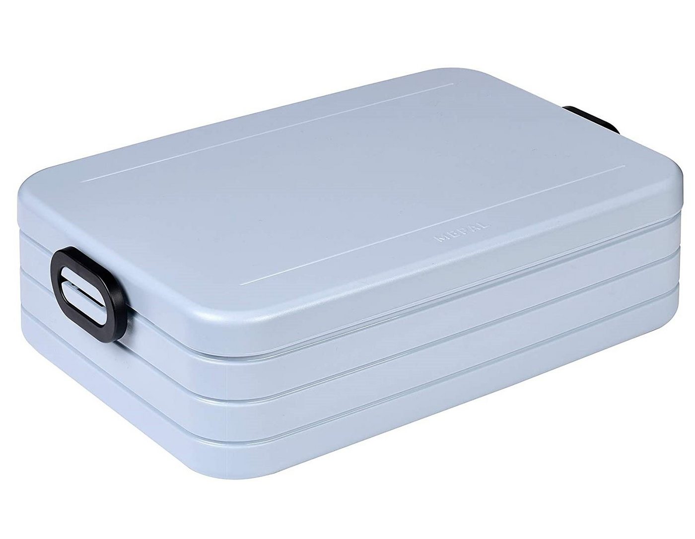 Mepal Lunchbox Bento-Lunchbox Take A Break, 1500 ml, bis zu 8 Butterbrote, Polypropylen, Mit Fächern, Old Nordic Blue, große Brotdose – Bild 2 von 4