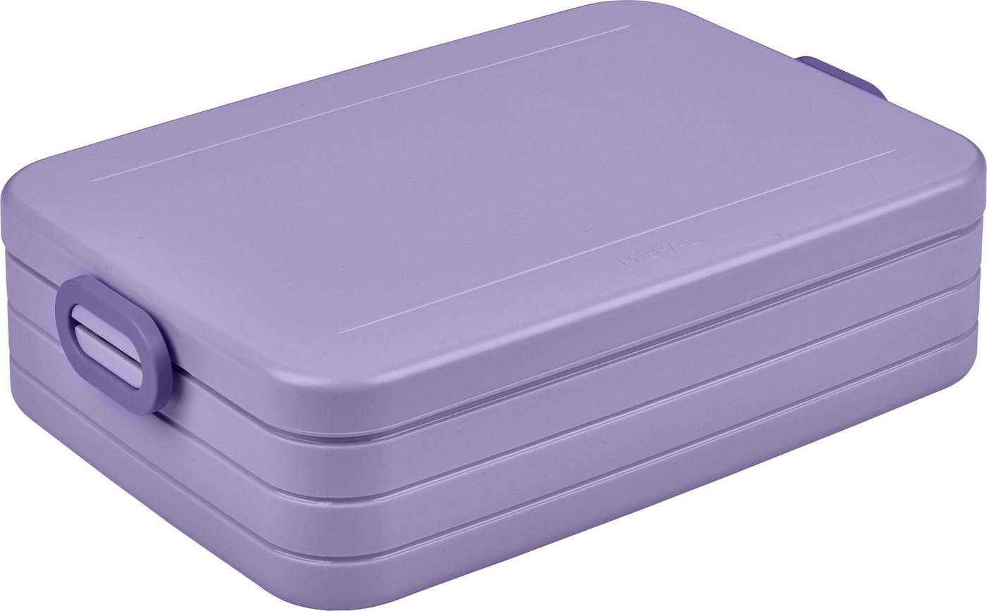 Mepal Lunchbox Bento Lunchbox Take A Break Large, 1500 ml, mit Fächern, Für Sandwiches, Snacks & Reste, Vivid lilac – Bild 2 von 5