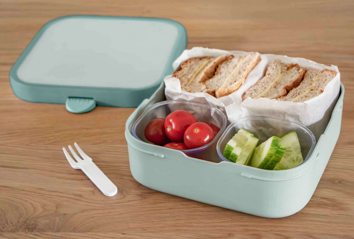 Mepal Lunchbox Campus (2025) Lunchset XL, PP/PE, Silikon, ABS, (1-tlg), Spülmaschinenfest – Bild 5 von 5