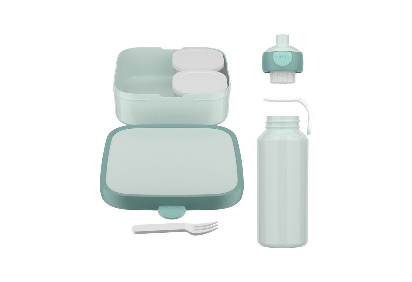 Mepal Lunchbox Campus (2025) Lunchset XL, PP/PE, Silikon, ABS, (1-tlg), Spülmaschinenfest – Bild 3 von 5