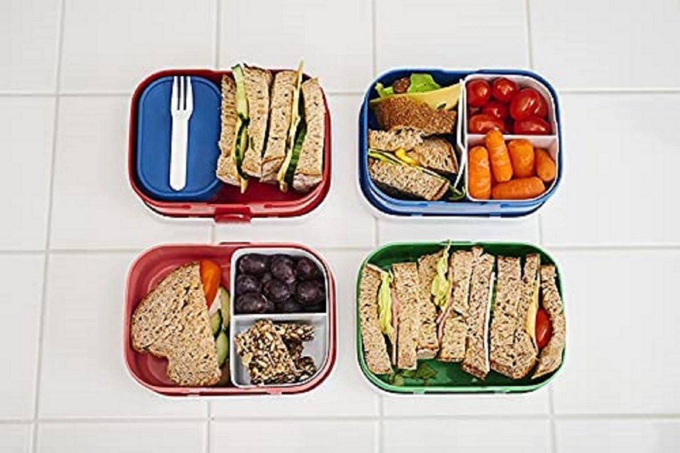 Mepal Lunchbox Campus Pausenset, Paw Patrol Girls, perfekt für Schule & Freizeit, Acrylnitril-Butadien-Styrol (ABS), praktische Trinkflasche & Brotdose mit Bent – Bild 4 von 4