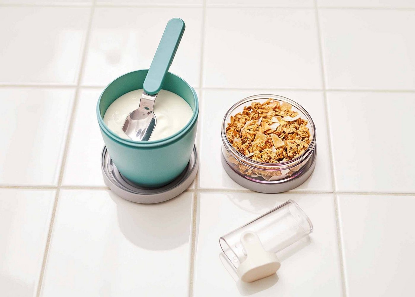 Mepal Lunchbox Ellipse Lunchpot Mini ø 9,1 cm, Kunststoff, (1-tlg), Spülmaschinengeeignet, Mikrowellenfest – Bild 5 von 5