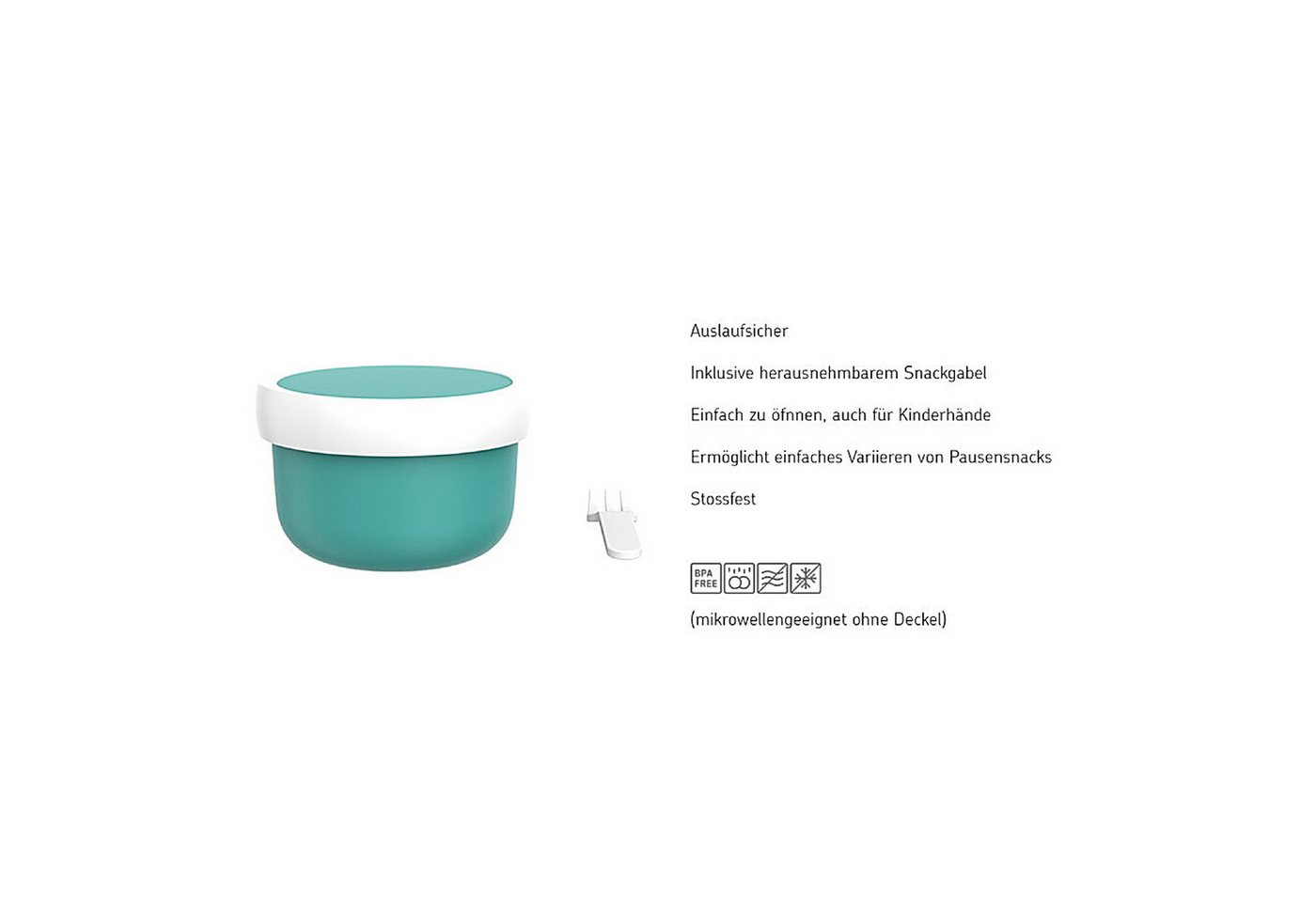 Mepal Lunchbox Obstbox Campus für Kinder, 300 ml, spülmaschinen- & mikrowellenfest, BPA-frei, Paw Patrol Girls Design – Bild 2 von 5
