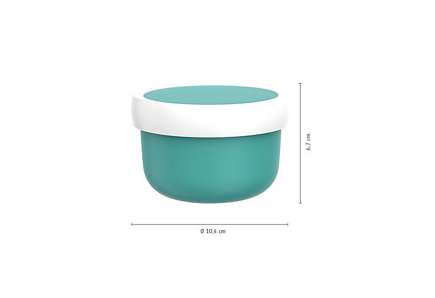 Mepal Lunchbox Obstbox Campus für Kinder, 300 ml, spülmaschinen- & mikrowellenfest, BPA-frei, Paw Patrol Girls Design – Bild 3 von 5