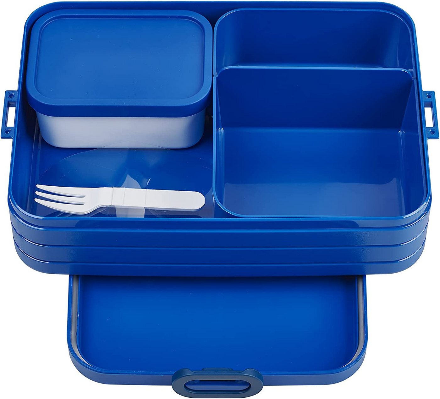 Mepal Lunchbox Lunchbox Take A Break Large, 1500 ml, mit Fächern für Mealprep, Vivid Blue, geeignet für bis zu 8 Butterbrote – Bild 2 von 4