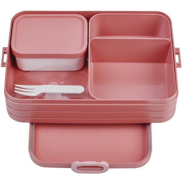 Mepal Lunchbox Lunchbox Take A Break Large, 1500 ml, mit Fächern, für bis zu 8 Brote, Polypropylen (PP), Acrylnitril-Butadien-Styrol (ABS), Thermoplastische Ela