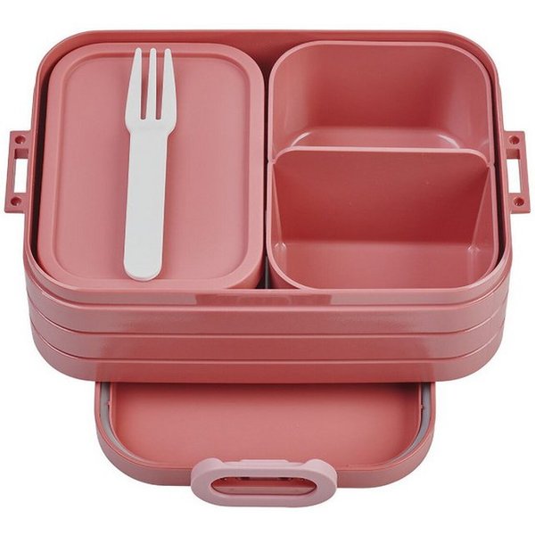 Mepal Lunchbox Lunchbox Take A Break midi, 900 ml, Platz für bis zu 4 Butterbrote, Polypropylen (PP), Acrylnitril-Butadien-Styrol (ABS), Thermoplastische Elasto