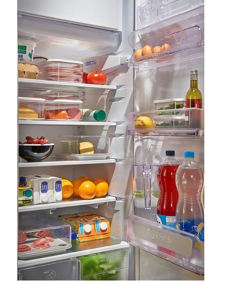 Mepal Vorratsdose Modula Kühlschrankdose Käse 2000ml, 22.4 x 16 x 8.6 cm, Styrol-Acrylnitril (SAN), Polyethylen (PE), transparente Sichtfenster, stapelbar & BPA – Bild 4 von 4