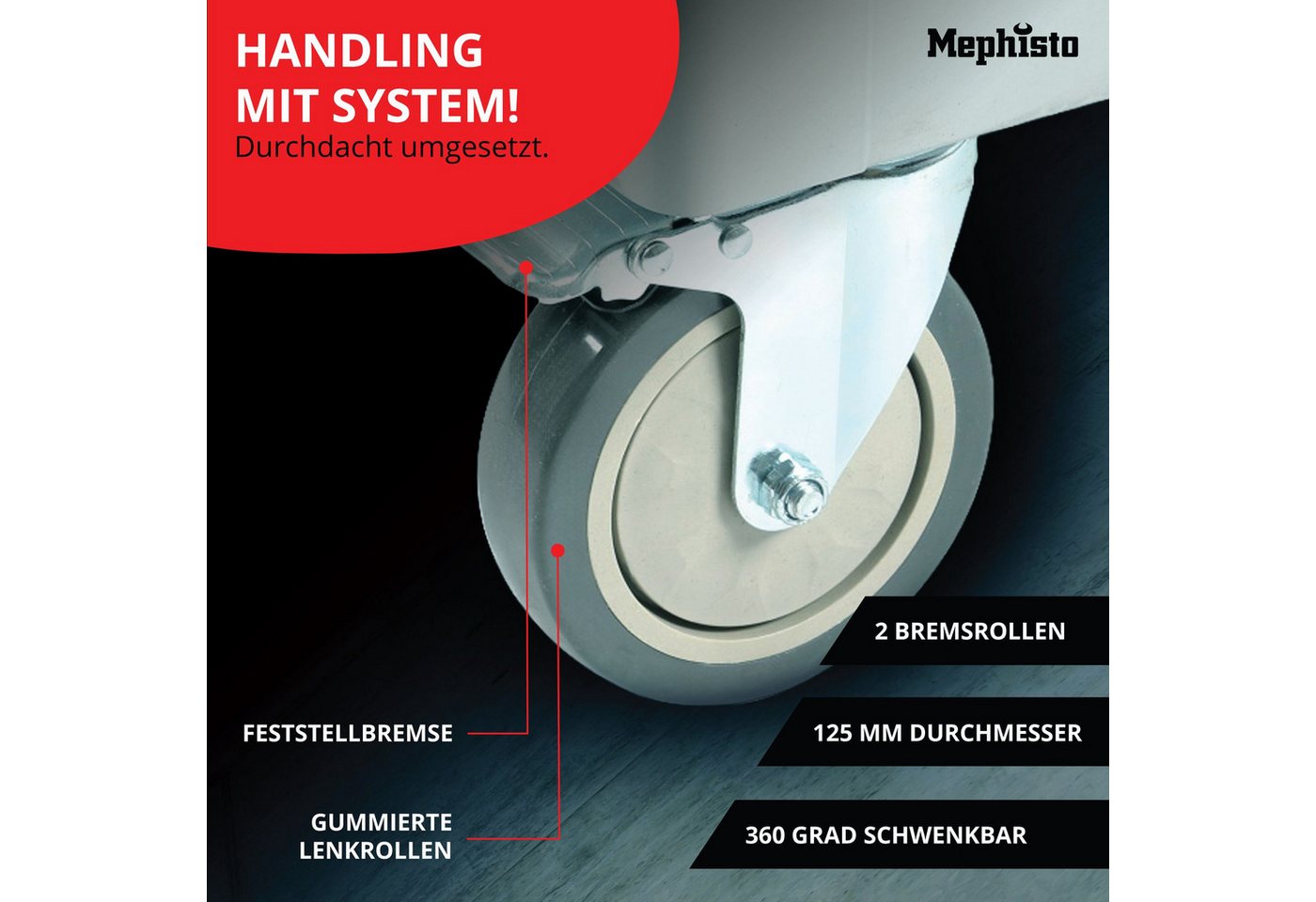 Mephisto-Tools Werkzeugwagen, (fertig montiert und bestückt), 9 abschließbare Schubladen, Werkzeug ist aus hochwertigem CRV – Bild 3 von 5