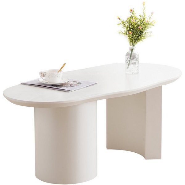 Merax Couchtisch Wolke, Beistelltisch Scandi, Wohnzimmertisch, Kaffetisch, Breite:100cm