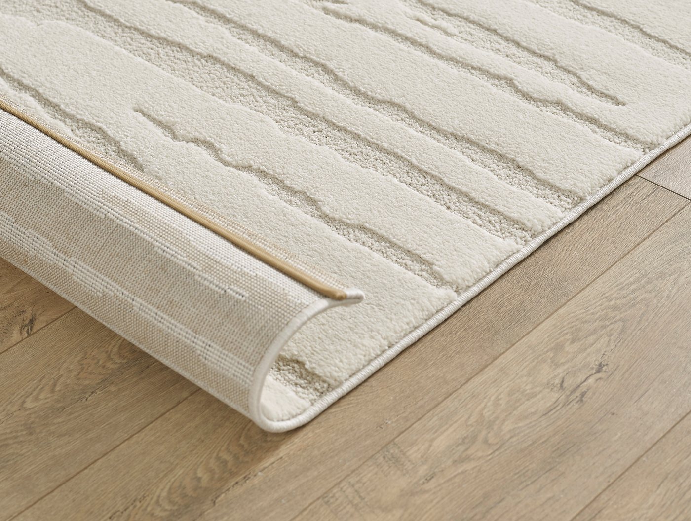 merinos Teppich Elio 2, rechteckig, Höhe: 16 mm, moderner Kurzflor Teppich mit Hoch-Tief-Effekt, 3D Effekt – Bild 5 von 5