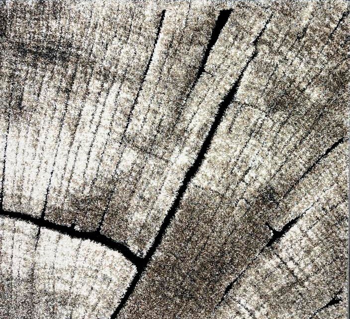 merinos Teppich Ibiza 605, rechteckig, Höhe: 13 mm, Wohnzimmer, Baumstamm Motiv, Holz Optik – Bild 3 von 5