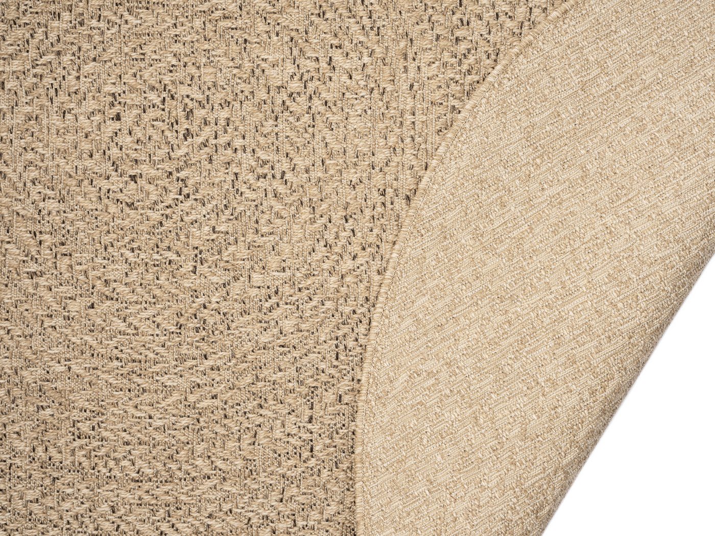 merinos Teppich Kenzy 2, Höhe: 10 mm, robuster In- und Outdoor Teppich im natürlichen Jute-Look, wetterfest – Bild 2 von 5
