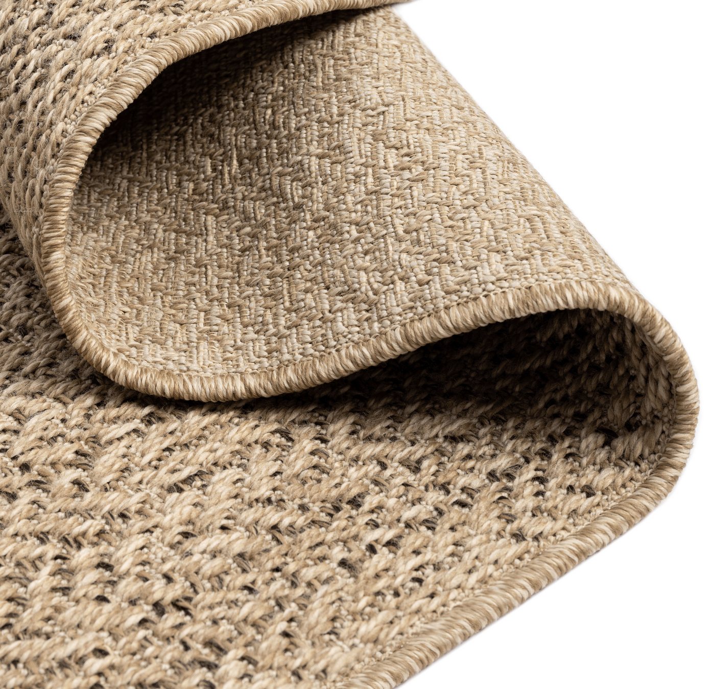 merinos Teppich Kenzy 2, Höhe: 10 mm, robuster In- und Outdoor Teppich im natürlichen Jute-Look, wetterfest – Bild 4 von 5