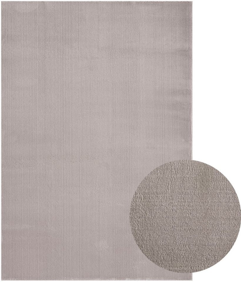 merinos Teppich Loft 37, Kunstfellteppich, rechteckig, Höhe: 16 mm, weich und kuschelig, Fell Haptik, Anti-Rutsch-Unterseite – Bild 4 von 5