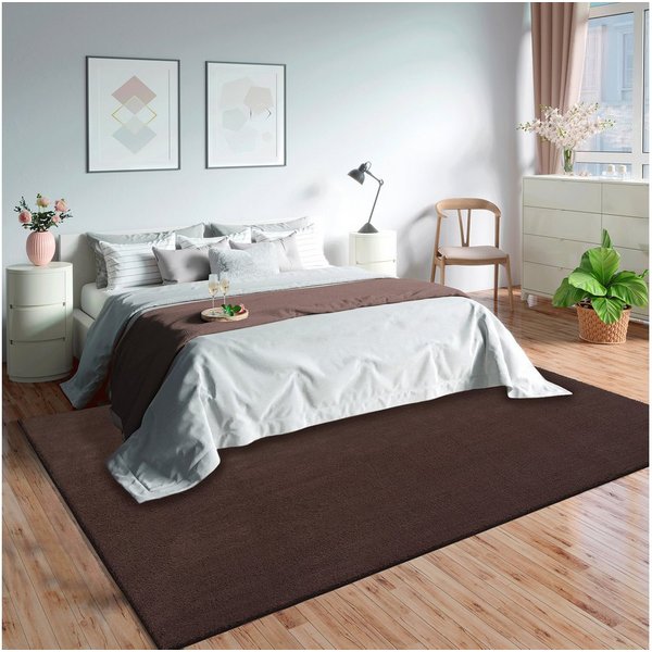 merinos Teppich Loft 37, Kunstfellteppich, rechteckig, Höhe: 16 mm, weich und kuschelig, Fell Haptik, Anti-Rutsch-Unterseite