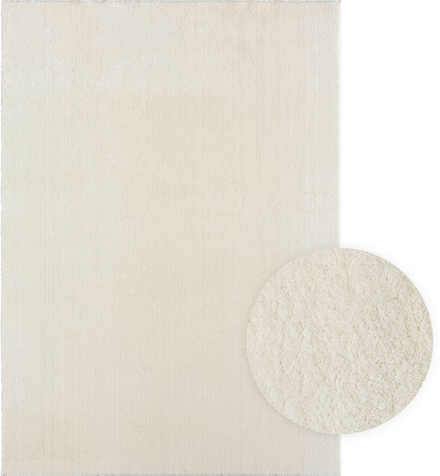 merinos Teppich Loft 37, Kunstfellteppich, rechteckig, Höhe: 16 mm, weich und kuschelig, Fell Haptik, Anti-Rutsch-Unterseite – Bild 4 von 5