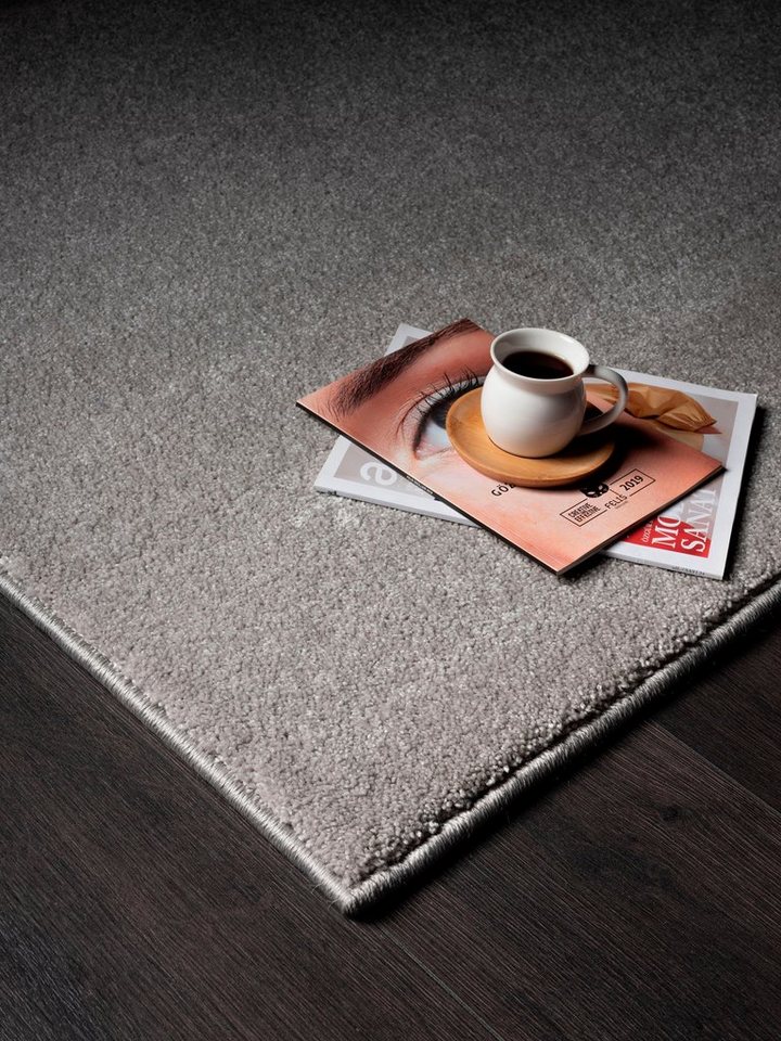 merinos Teppich Montana, rechteckig, Höhe: 20 mm, Kurzflor, Uni-Farben, besonders weich – Bild 5 von 5