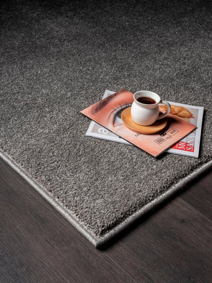 merinos Teppich Montana, rechteckig, Höhe: 20 mm, Kurzflor, Uni-Farben, besonders weich – Bild 5 von 5