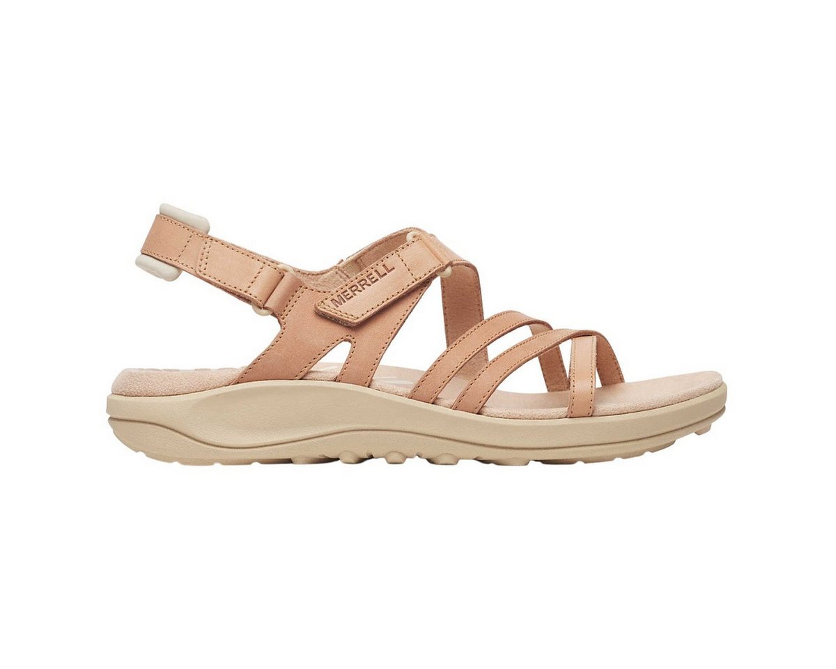 Merrell Harbor Backstrap (Vollnarbenleder) hellbraun/beige Damen Sandale – Bild 3 von 5