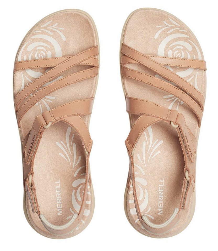 Merrell Harbor Backstrap (Vollnarbenleder) hellbraun/beige Damen Sandale – Bild 4 von 5