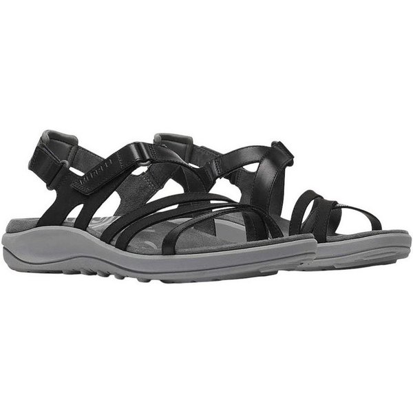 Merrell Harbor Backstrap (Vollnarbenleder) schwarz Damen Sandale