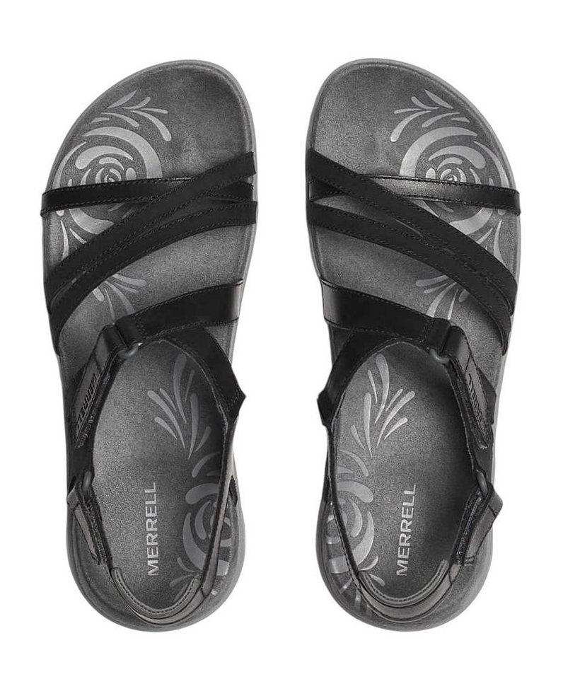 Merrell Harbor Backstrap (Vollnarbenleder) schwarz Damen Sandale – Bild 4 von 5