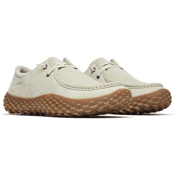 Merrell Minimal-Sneaker Wrapt Bungee (Veloursleder, wasserdicht) talcbeige Barfußschuh