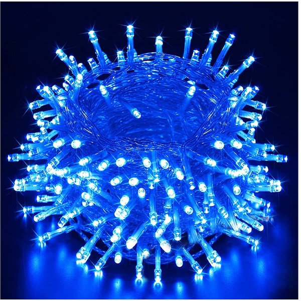 Merry 2024 LED-Lichterkette LED-Lichterkette 20m/30m/50m/100 m,für Weihnachten, 8 Modi,Timer,Speicherfunktion,für Hof Hochzeit Weihnachtsfeier