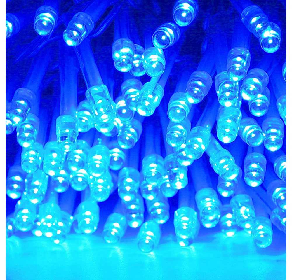 Merry 2024 LED-Lichterkette LED-Lichterkette 20m/30m/50m/100 m,für Weihnachten, 8 Modi,Timer,Speicherfunktion,für Hof Hochzeit Weihnachtsfeier – Bild 5 von 5