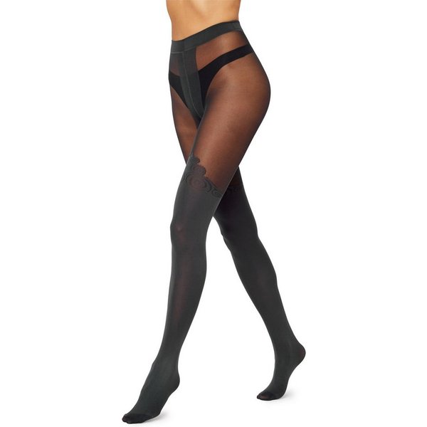 Merry Style Strumpfhose Damen Strümpfe MS 389 Feinstrumpfhose 60 DEN (1 St) mit Muster, aus Mikrofaser