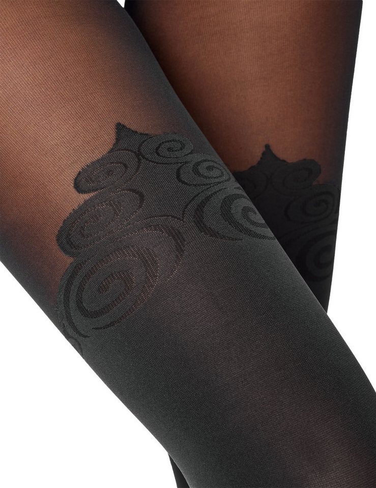 Merry Style Strumpfhose Damen Strümpfe MS 389 Feinstrumpfhose 60 DEN (1 St) mit Muster, aus Mikrofaser – Bild 3 von 5