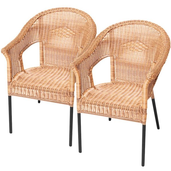 MERXX Gartensessel Ravenna (Set, 2-St), 2er Set, Polyrattan